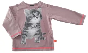 Kids up baby rosa langærmet bluse str. 62