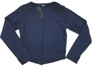 Ny D-XEL mørkeblå pige "blazer" str. 16