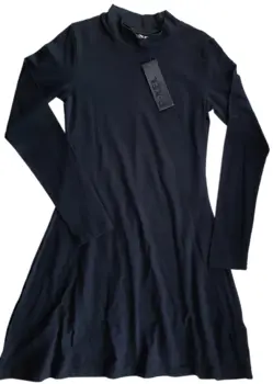 Ny D-XEL sort langærmet kjole str. 14 år