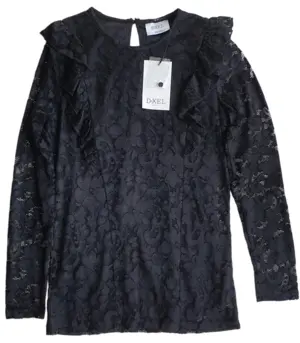 Ny D-XEL sort blonde bluse