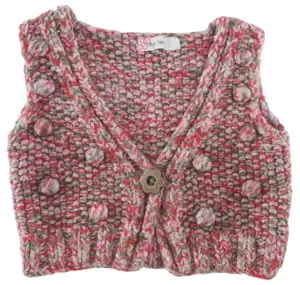 Aya Naya tyk varm strikket vest str. 7