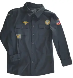 Ny DWG mørkegrå langærmet skjorte