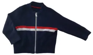 Sort strikket cardigan str. 68-74