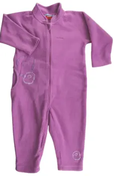 Reima rødlilla fleece heldragt str. 86