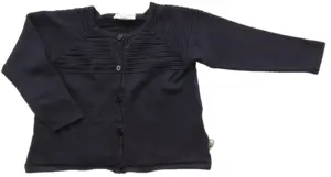 Pomp de lux sort finstrikket cardigan str. 86