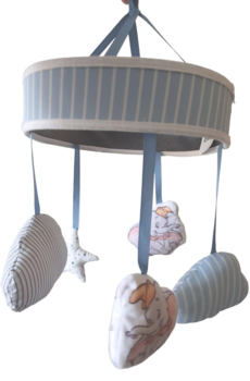 Disney lyseblå rund uro