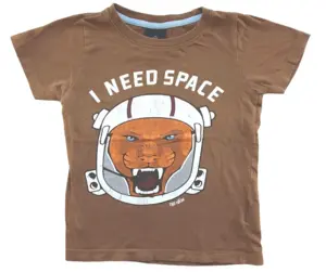 The New brun kortærmet T-shirt str. 3-4