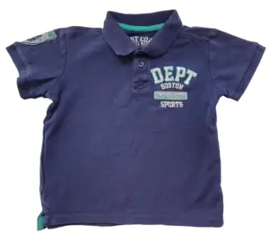 West Coast mørkeblå kortærmet polo str. 116-122