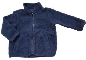 VRS mørkeblå teddy trøje str. 74