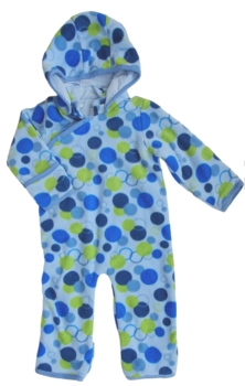 Name it lyseblå fleece køredragt str. 74-80