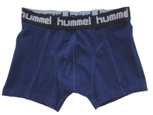Hummel mørkeblå boxershorts str. 134-140