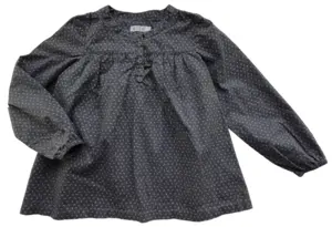 Wheat gråbrun langærmet skjorte str. 5 år