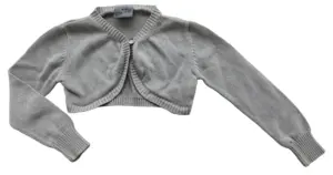 Mads og Mette lysegrå bolero str. 98-104