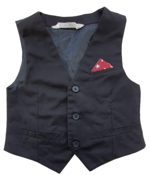 H&M sort fin vest str. 98