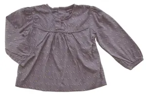 Norlie grå langærmet bluse str. 86