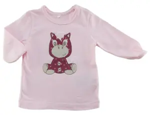 Name it lyserøde langærmet bluse str. 56