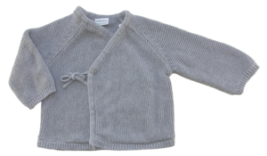 Friends lysegrå "slå-om" trøje str. 62