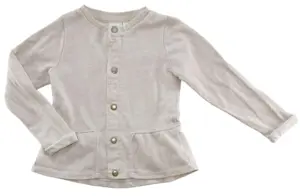 Name it lys beige sweat bluse str. 98