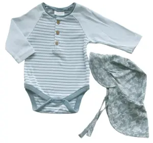 Petit og Next baby grågrønt sæt str. 56-62