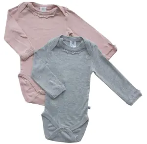 Smallstuff to langærmede body's str. 68