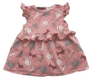 Minymo pudderfarvet kjole str. 62