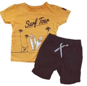 Name it sorte shorts og VRS T-shirt str. 110