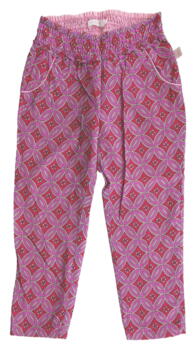 Nye Aya Naya pink og rød mønstrede bukser str. 4