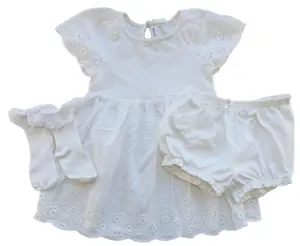 H&M hvidt sommersæt str. 80