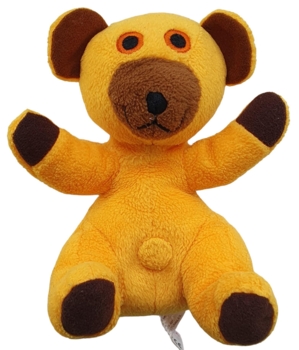DR Krea gul lille beanbag Bamse