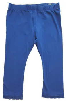 VRS blå 3/4 lange leggings str. 134