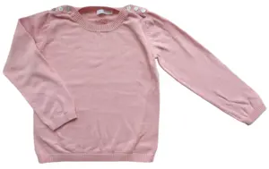 Aya Naya rosa finstrikket trøje str. 5