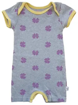 Holly's lysegrå kortærmet heldragt str. 62