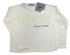 Ny Frankie & Liberty beige langærmet bluse str.10