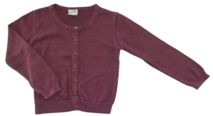 Mads og Mette bordeauxrød cardigan str. 98-104