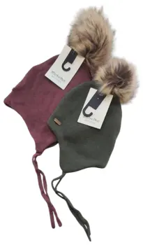 Nye Minymo uld huer med "pels" kvast