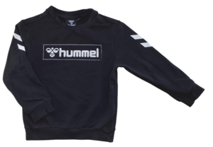 Hummel langærmet sort sweatshirt str. 104
