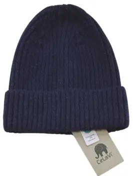 Ny Celavi mørkeblå uld hue str. 50 cm