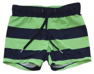 H&M grønne og sort stribede badebukser str. 98-104