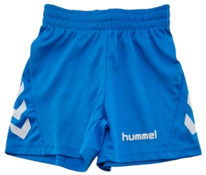 Hummel turkisblå sportsshorts str. 104