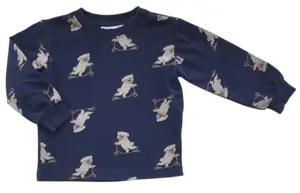 VRS mørkeblå langærmet sweatshirt str. 86