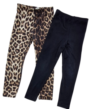 VRS sorte leggings og Shein leo leggings str.104