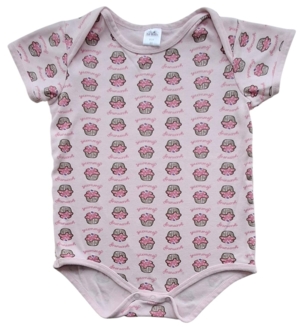 Be Kids rosa kortærmet body str. 98