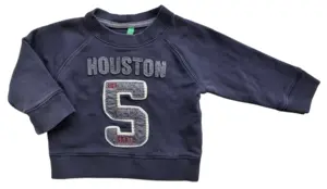 Benetton blågrå langærmet sweatshirt str. 82