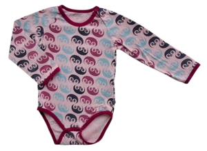 Minymo rosa langærmet body str. 92