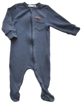 Name it blågrå uld heldragt str. 68