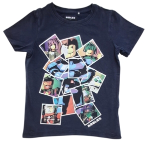 Name it Roblox mørkeblå kortærmet T-shirt str. 116