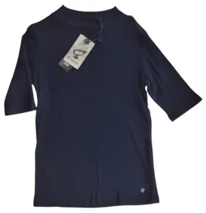 Ny Hound mørkeblå/sort rib T-shirt str. XL