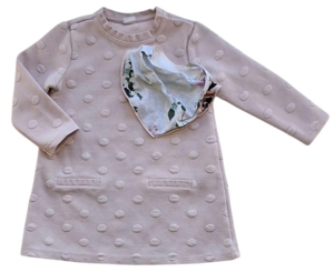 H&M rosa langærmet kjole str. 92