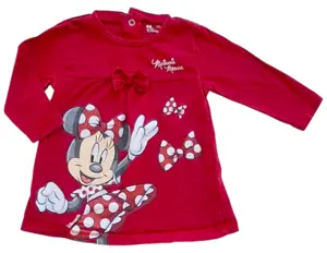 Disneyland rød langærmet kjole str. 68