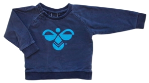 Hummel mørkeblå langærmet sweatshirt str. 80
